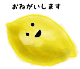 Vegetables and fruit conversation sticker #6767981