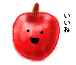 Vegetables and fruit conversation sticker #6767985