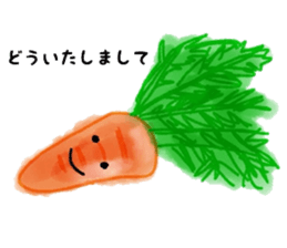 Vegetables and fruit conversation sticker #6767987