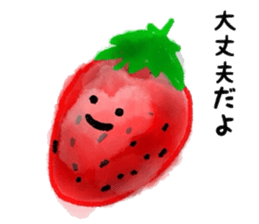 Vegetables and fruit conversation sticker #6767988