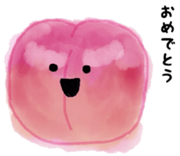 Vegetables and fruit conversation sticker #6767990