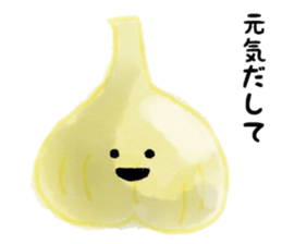 Vegetables and fruit conversation sticker #6768005