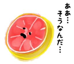 Vegetables and fruit conversation sticker #6768007