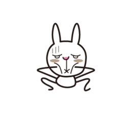 my name is takashi tochi of the rabbit. sticker #6768091