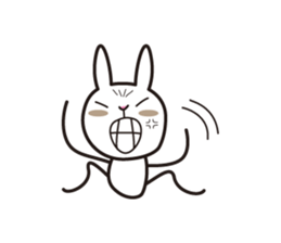 my name is takashi tochi of the rabbit. sticker #6768092