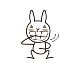 my name is takashi tochi of the rabbit. sticker #6768093