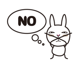 my name is takashi tochi of the rabbit. sticker #6768096
