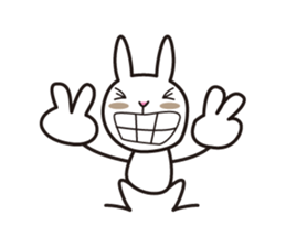 my name is takashi tochi of the rabbit. sticker #6768099