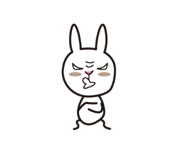 my name is takashi tochi of the rabbit. sticker #6768104