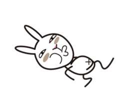 my name is takashi tochi of the rabbit. sticker #6768105