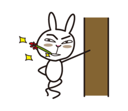 my name is takashi tochi of the rabbit. sticker #6768110