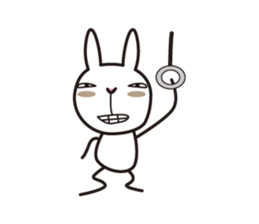 my name is takashi tochi of the rabbit. sticker #6768115