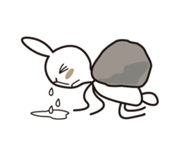 my name is takashi tochi of the rabbit. sticker #6768120