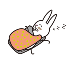 my name is takashi tochi of the rabbit. sticker #6768127