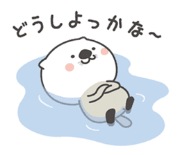 Mischievous sea otter sticker #6768488