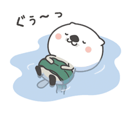 Mischievous sea otter sticker #6768496