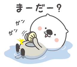 Mischievous sea otter sticker #6768508