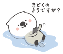 Mischievous sea otter sticker #6768522