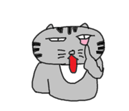 Rei-chan of surreal cat sticker #6768882