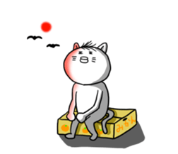 UZAI hageneko sticker #6769685