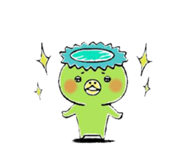 Kappa, cat, and rabbit stickers. sticker #6769811