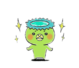 Kappa, cat, and rabbit stickers. sticker #6769811