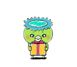 Kappa, cat, and rabbit stickers. sticker #6769812