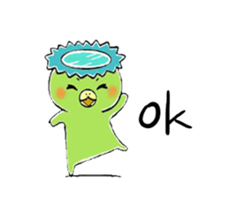 Kappa, cat, and rabbit stickers. sticker #6769816