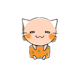 Kappa, cat, and rabbit stickers. sticker #6769822