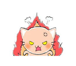 Kappa, cat, and rabbit stickers. sticker #6769823