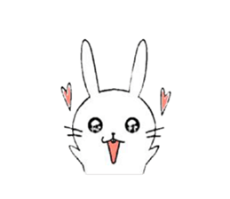 Kappa, cat, and rabbit stickers. sticker #6769830