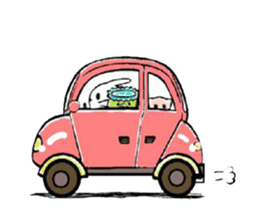 Kappa, cat, and rabbit stickers. sticker #6769839