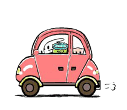 Kappa, cat, and rabbit stickers. sticker #6769839