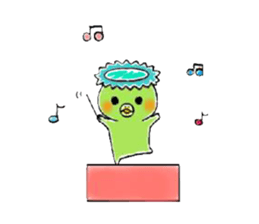 Kappa, cat, and rabbit stickers. sticker #6769845