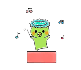 Kappa, cat, and rabbit stickers. sticker #6769845