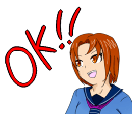 Daily life of the okkuma and ten2 sticker #6769903