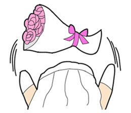 Wedding/Marriage: Bride & Groom sticker #6769980