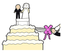 Wedding/Marriage: Bride & Groom sticker #6769982