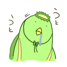 KAPPAMODOKI and birds sticker #6770651