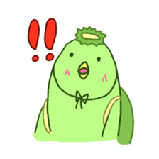 KAPPAMODOKI and birds sticker #6770652