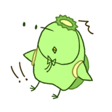 KAPPAMODOKI and birds sticker #6770654