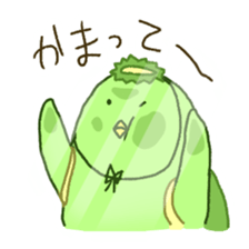 KAPPAMODOKI and birds sticker #6770668