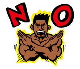 Macho Stamp sticker #6771012