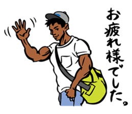 Macho Stamp sticker #6771039