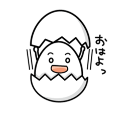 A boiled egg slips sticker #6771546