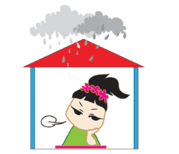 Weather! and Weather girl sticker #6771595