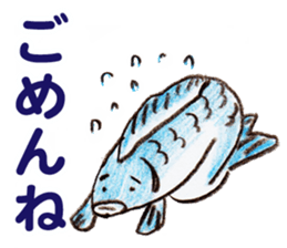 Tako Sausage and Fish sticker #6772219