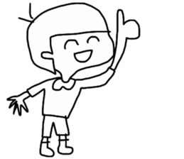 Super smile boy sticker #6772571