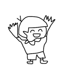 Super smile boy sticker #6772576