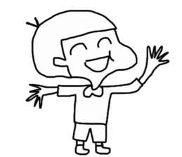 Super smile boy sticker #6772582